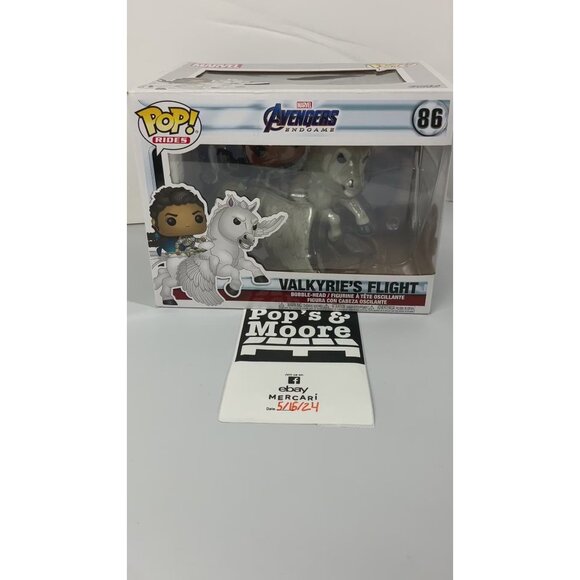 Funko Pop! Avengers Endgame: Valkyrie’s Flight 86 Vaulted Deluxe Vinyl Figure - Picture 15 of 15